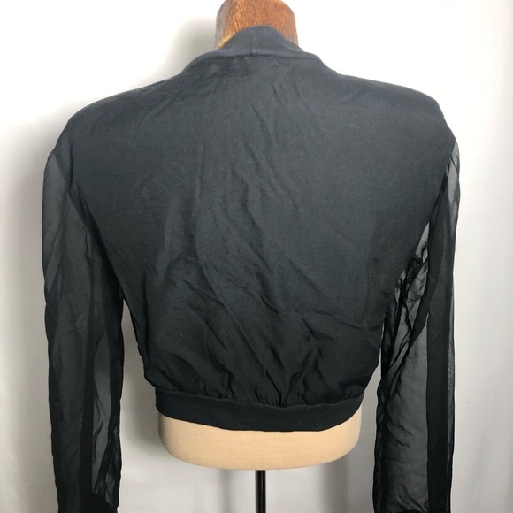 Women’s Vintage LeChateau Black Jacket with Faux Pearls. Size Small. - Picture 5 of 8